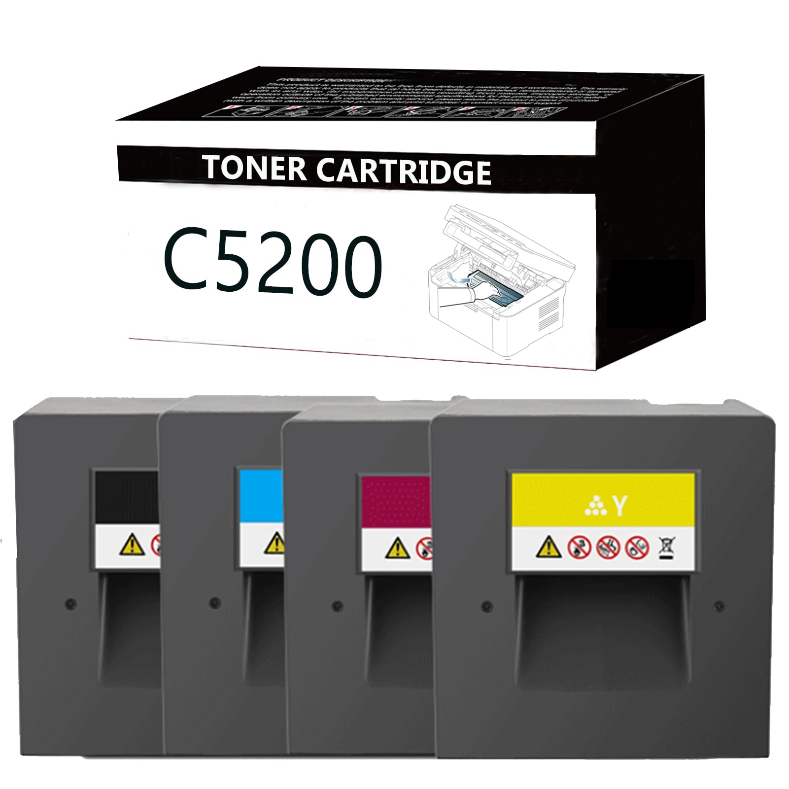 Amazon.co.jp: for Ricoh C5200 5200トナーカートリッジに互換性
