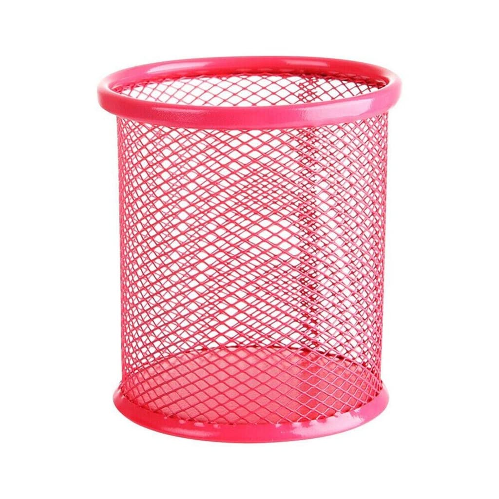 Portapenne In Rete Scatola Portaoggetti In Metallo Multifunzionale Matita Righello Forbici Piccolo Organizzatore Da Scrivania(3-Pack)