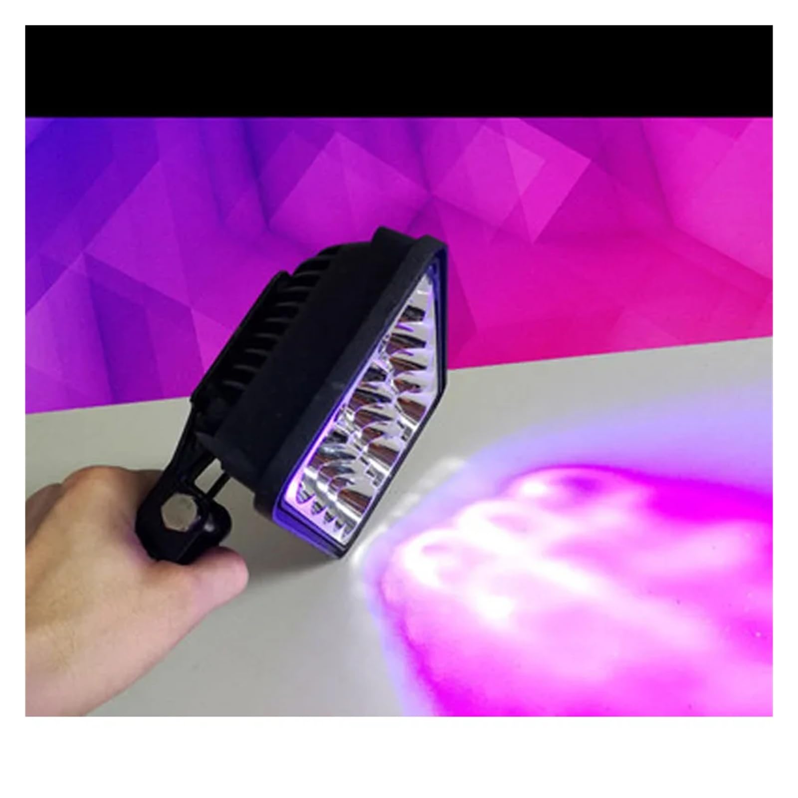 Lampada di polimerizzazione portatile fai da te fatta a mano con inchiostro a olio verde, 150 W, 395 nm, 405 nm e 365 nm, for resina UV senza ombre, stampa con colla Ampiamente usato(365nm)