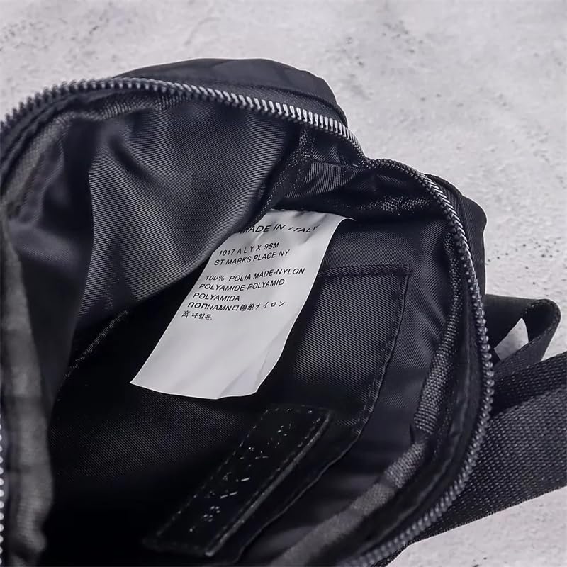 1017 ALYX 9SM Bag Men Women 1:1 Black Buckle Tank Backpacks