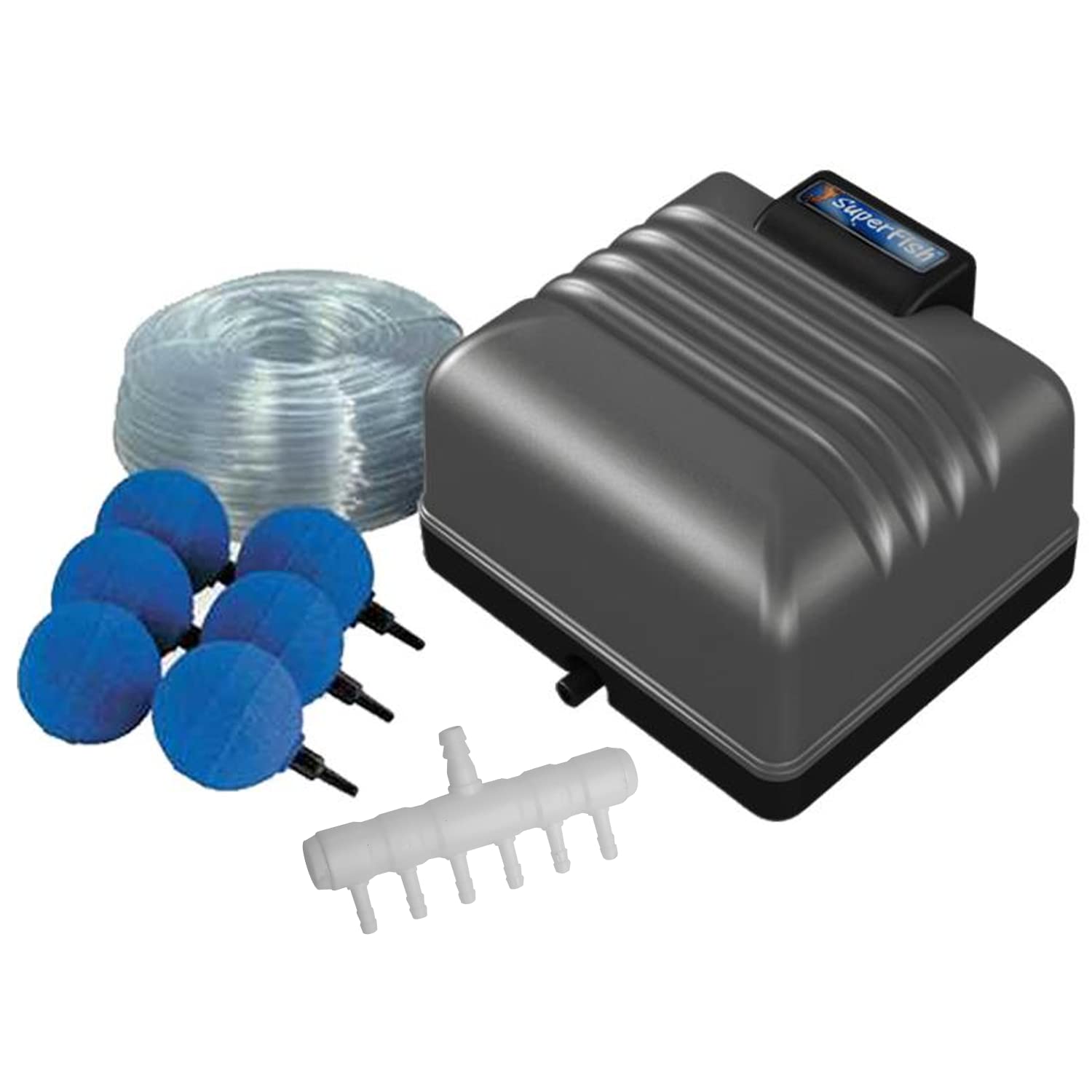 Superfish Koi Flow 20 671050/3754 Kit de Ventilation avec Tuyau et diffuseur.