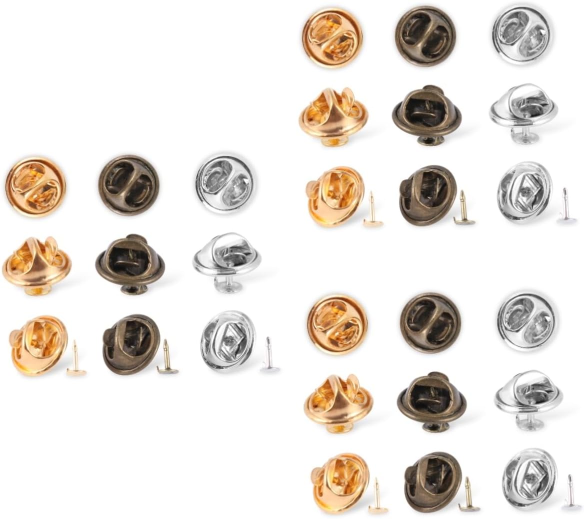 NOLITOY 450sets Hat Clip Tie Tack Vintage Brooches and Pins for Women Pin Back Accessories Needle Part for DIY