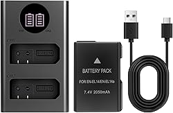 EN-EL14/EN-EL14a Battery Pack, 7.4V 2050mAh, with Dual Sl…