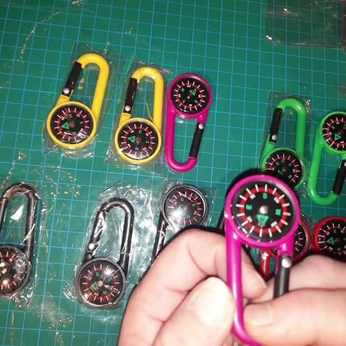 Boussole D'Extérieur Camping Compass Boussole : Boussole De Randonnée Étanche Au