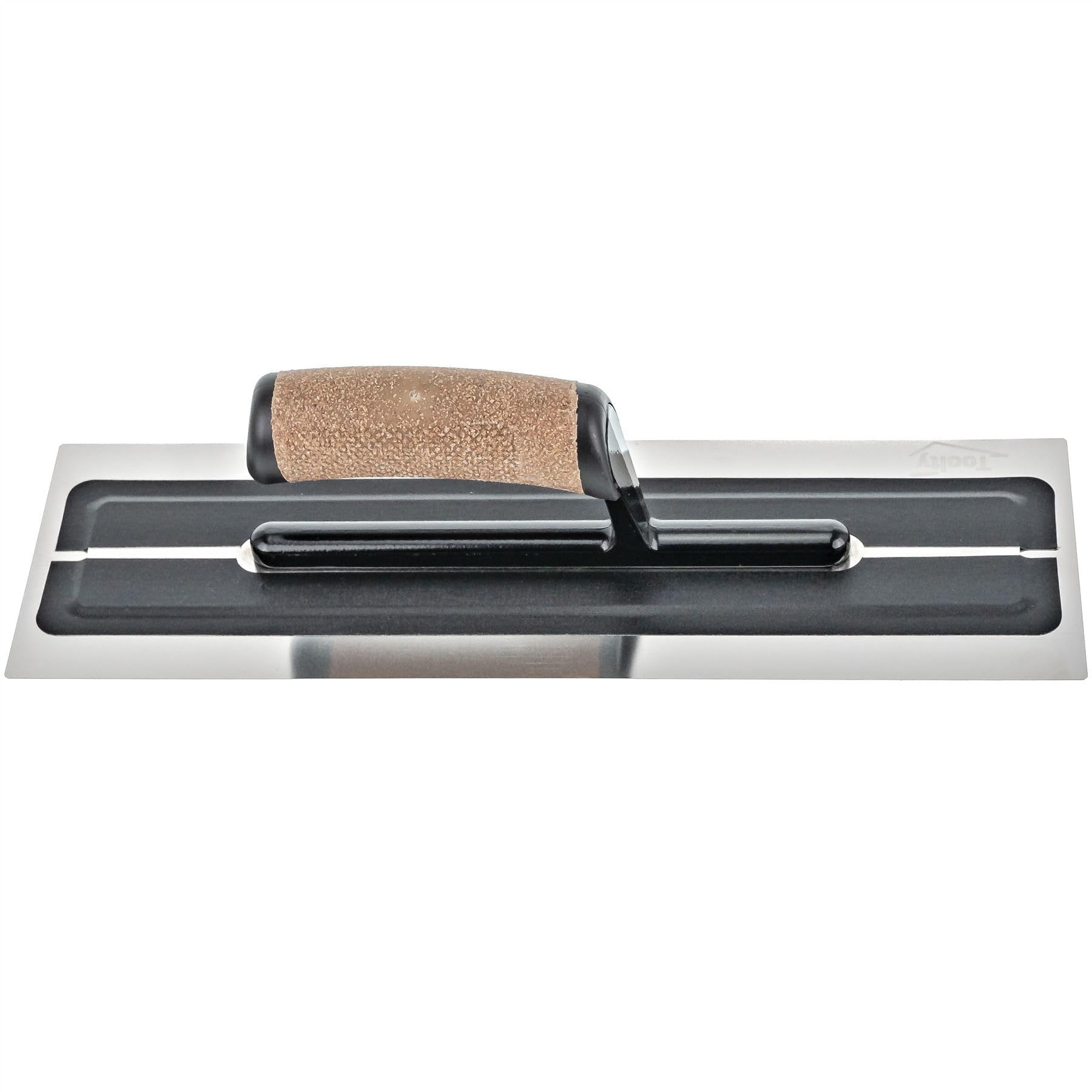 Paleta flexible con mango de corcho, acero inoxidable, 110 x 360 mm