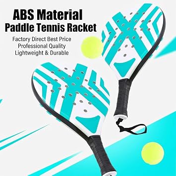 1set Padel Racket Tennis Racquet Lightweight Paddle Racket with 2 Tennis Balls and Carry Case for Adults and Teenagers