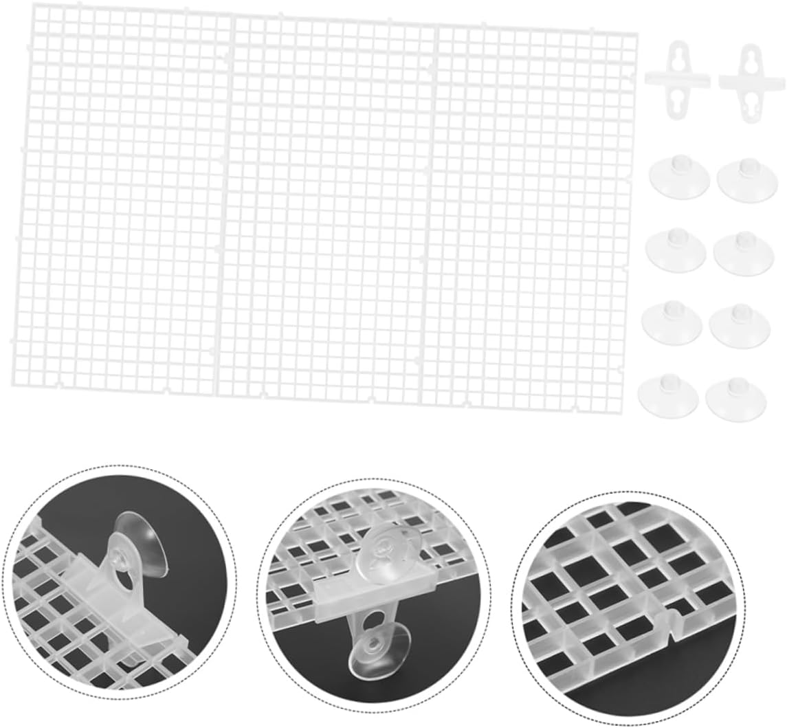 1set Aquarium Isolation Board Fish Tank Divider Cups Grate for Peaceful Aquatic Environment Prevent Aggressive Behavior Living Space