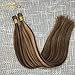 Googoo Highlighted Prebonded Hair Extensions Chocolate Brown mixed Honey Blonde Ombre I Tip Remy Stick Hair Extension 50 Strands 1g Per Strand 20 inch