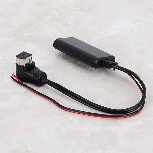 Miniatura 5 de Adaptador Bluetooth para automóvil, adaptador AUX Bluetooth ABS negro para audio para automóvil, módulo estéreo de enchufe de repuesto, adaptador