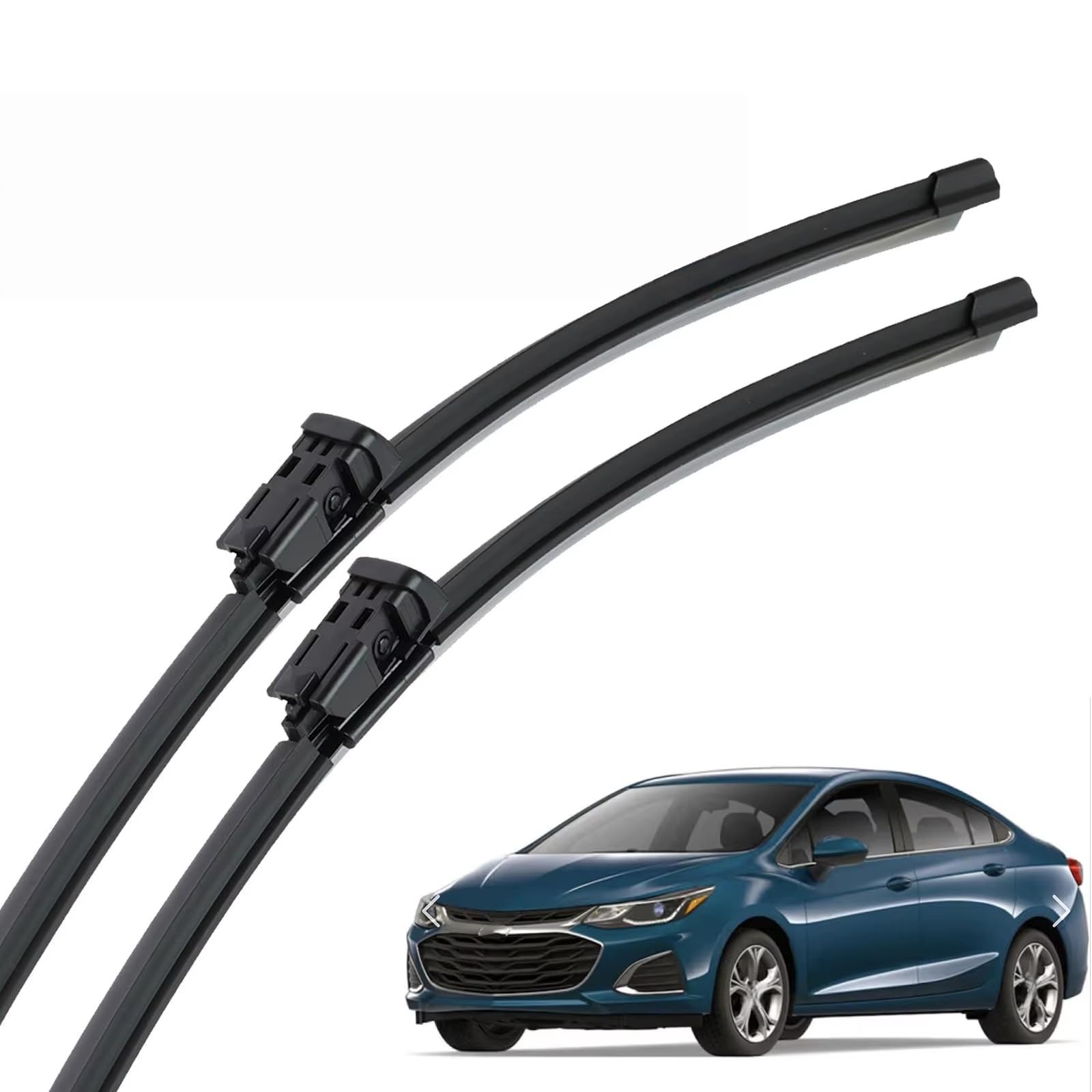 Balais d'essuie-glace silencieux pour Cruze MK2 nettoyage sans traces caoutchouc résistant