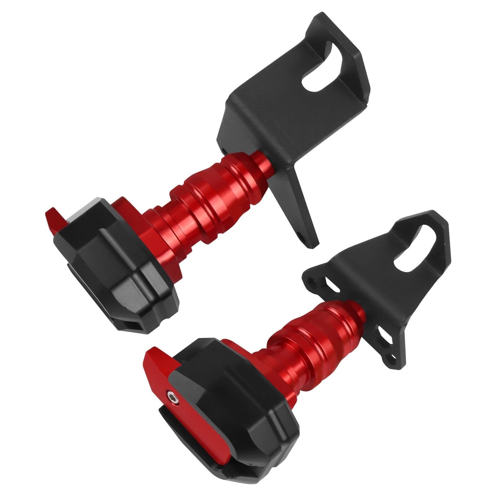 Motorfiets Frame Sliders Voor CBR650R Voor CB650R 2014-2023 Valbescherming Frame Slider Kuip Guard Crash Pad Protector Voor CBR 650R Voor CB 650R Voor CB 650R Crash Pad (Color : Rood