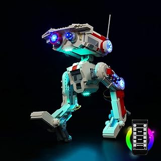 VONADO LED Light Kit for Lego Star Wars BD-1 75335 Building Set (No Lego Model), Remote Control Lighting Compatible with Lego BD-1 Droid, Creative Décor DIY Lights for BD1 Lego Set (ONLY Light)