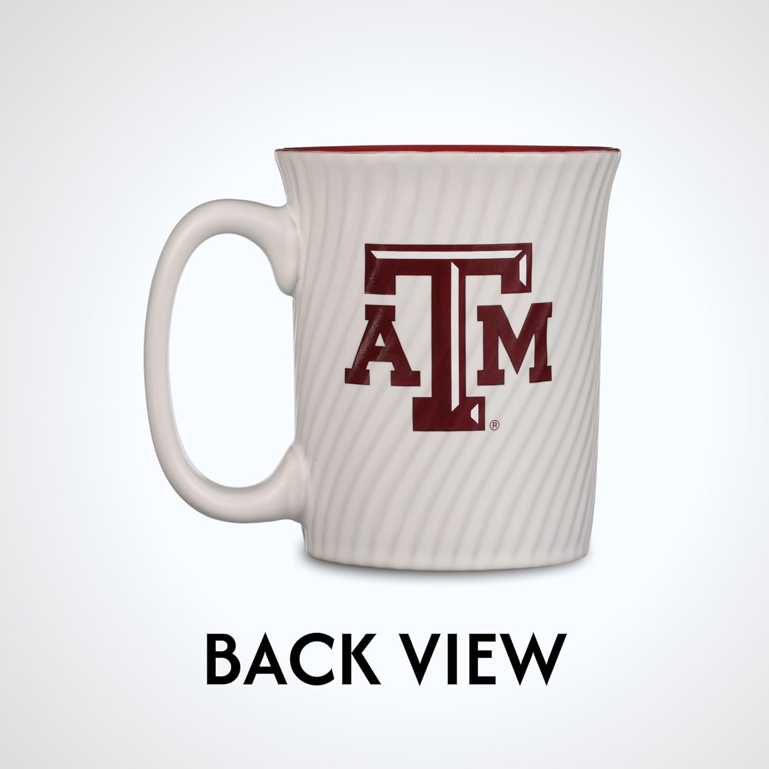 Officially Licensed NCAA Large Ceramic Coffee Mug - 15 oz Ceramic Coffee Mug - Premium Swirl Design, Team Logo Mug for Sports Fans - Game Day & Office Essential