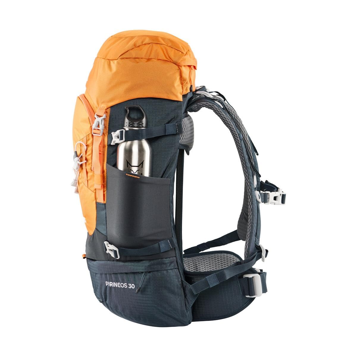 Mochila de travesia con espalda ventilada de 30 L. C: NARANJA/AZUL T: U
