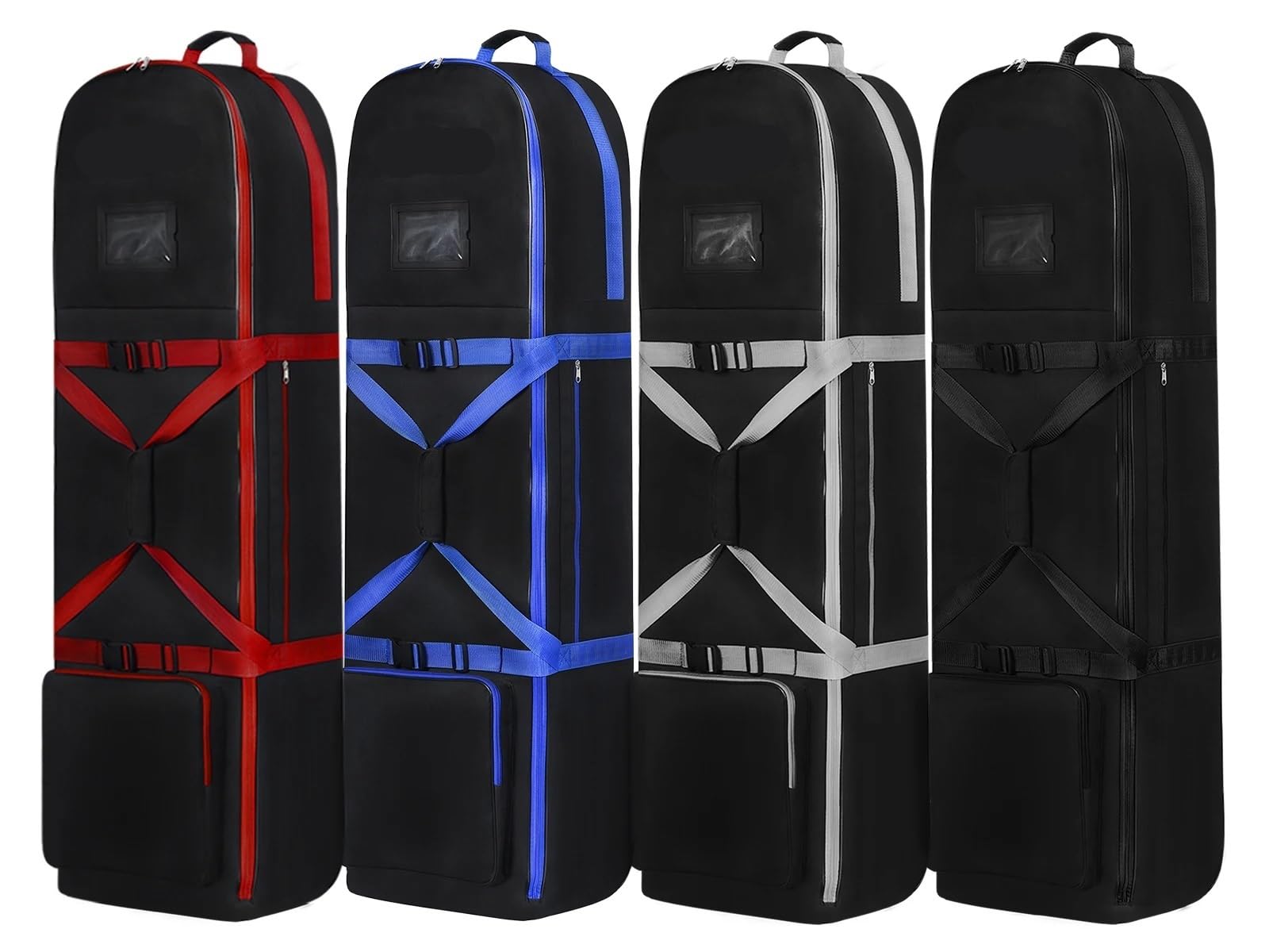 Funda para Bolsa De Golf Bolsa de aviación Golf Estuche Transporte Viaje en avión Plegable Gran Capacidad