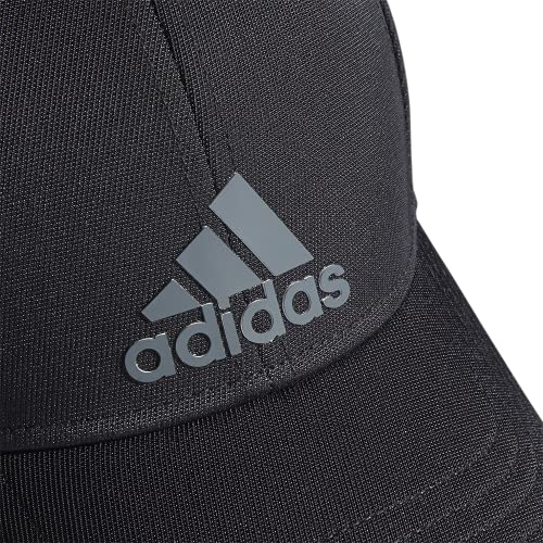 Adidas Men's Decision 2 Structured Adjustable Cap, Black/Onix Grey, One Size #TOP2