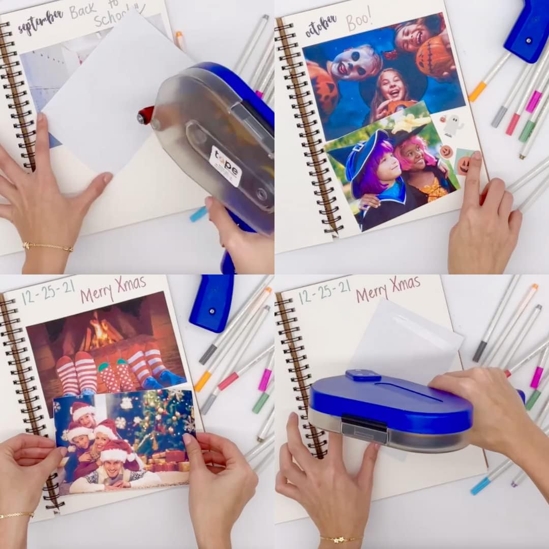 WOD RWATG20 General Purpose ATG Tape, 3/4 inch x 36 yds. (Set of 12 Rolls) Adhesive Transfer Tape Glider Refill Rolls Clear Adhesive on Gold Liner (Acid Free)