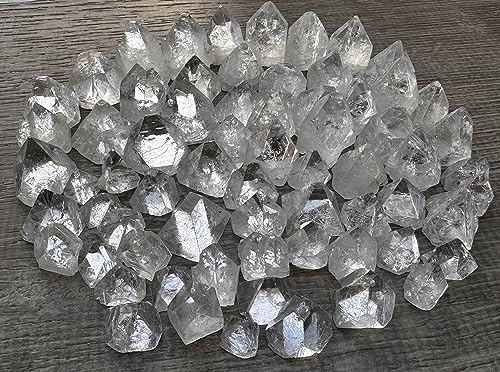 GAF TREASURES Apophyllite Tips, Apophyllite Point, Apophyllite Pyramid, Some with Rainbow Inclusions, Raw Crystals and Stones (2 oz) by GAF TREASURES - Image 3