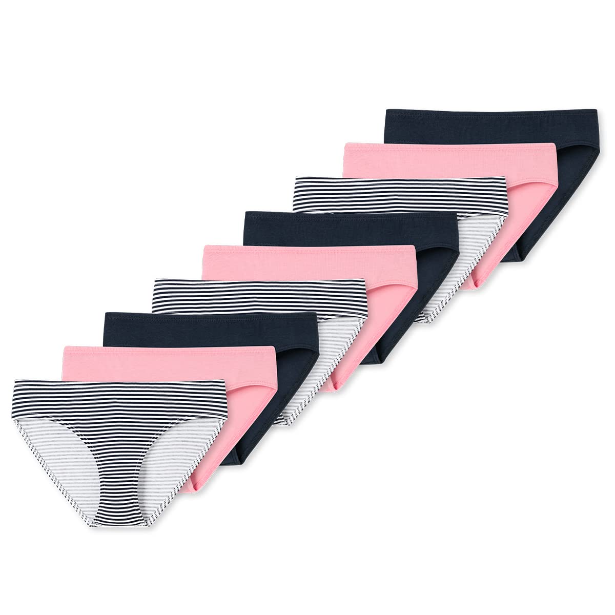 Schiesser - Teens Girls - 95/5 Organic Cotton - Slip - 9er Spar-Pack (152 Mehrfarbig)