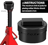 Vista 5 de AUTOXBERT Car Lifting Jack & Jack Stand Adapter Pinch Weld Jack Pad Repair Tool Frame Protector for BMW 1 3 4 5 Series Lifting Wear-Resistant