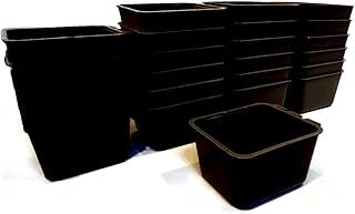 The ROP Shop | (Pack of 24) Black Cage Cups with Shift Lock Design for Caged and Fenced Animals