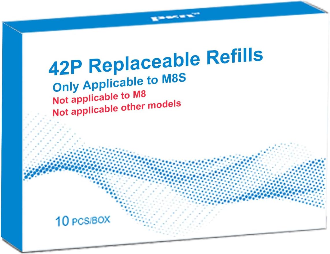 10PCS M8S 42P Original Needle Replaceable Refills Tattoo Use - M8S Replacement Needle Cartridge Refills for Tattoo Use (42P)