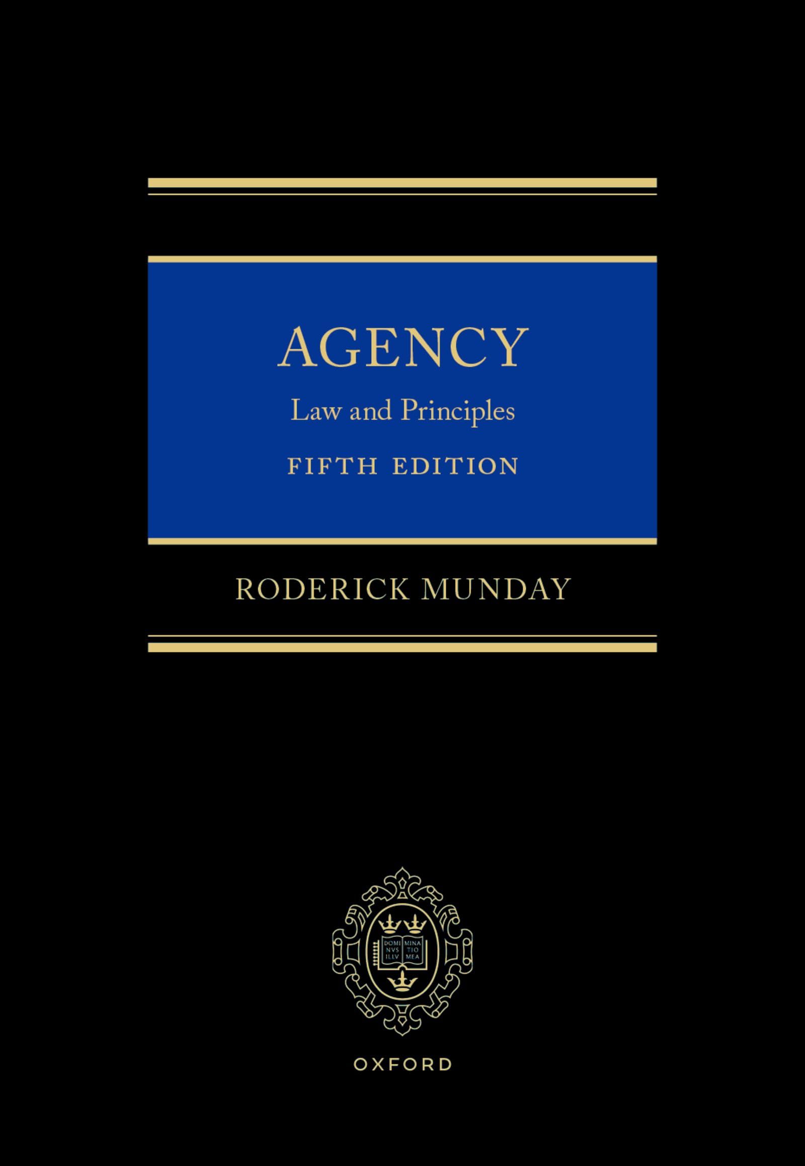 Agency: Law and Principles