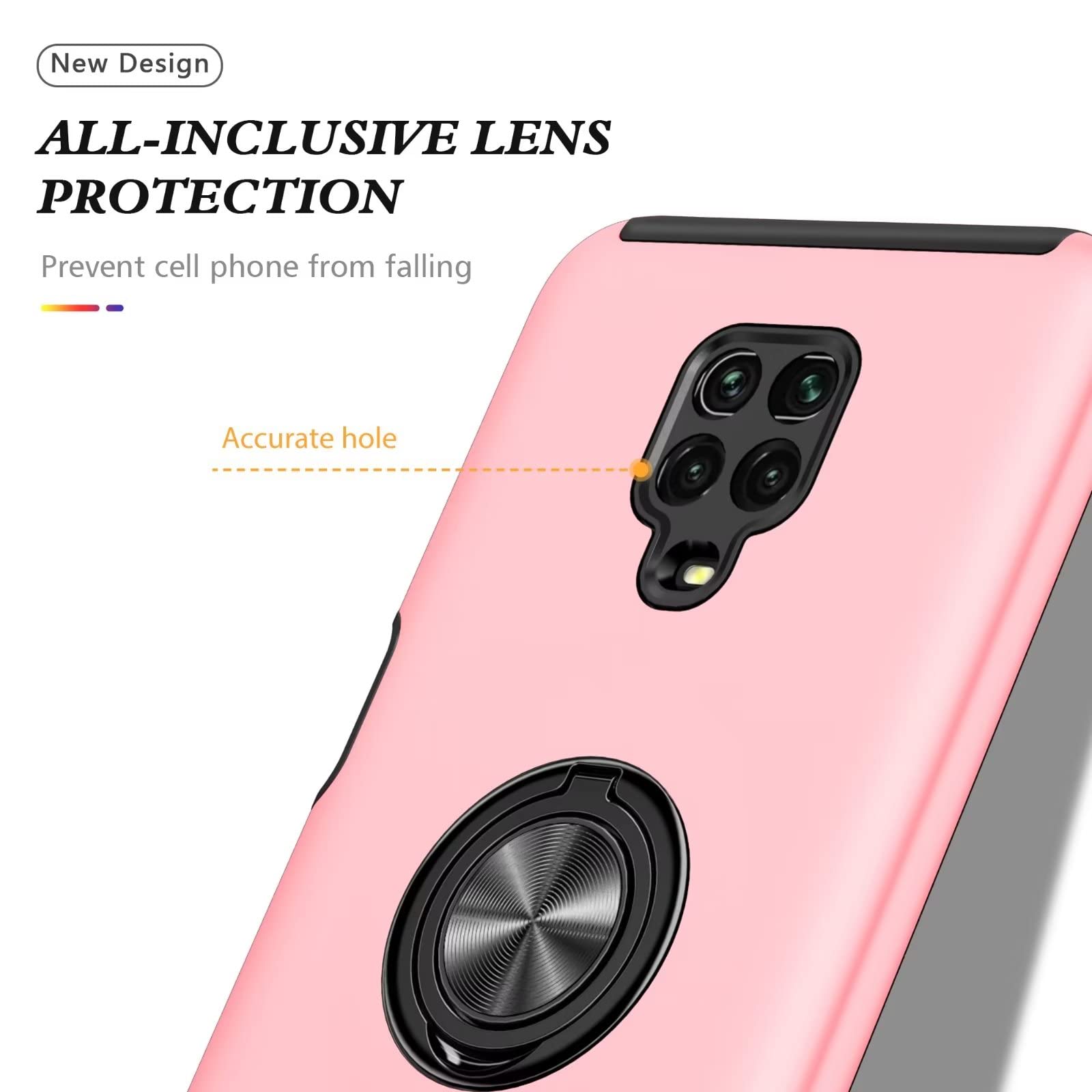 Cover SEAHAI Per Xiaomi Redmi Note 12 Pro+ Plus 5G: Custodia Militare Anti-caduta Con Supporto Nascosto, Blu