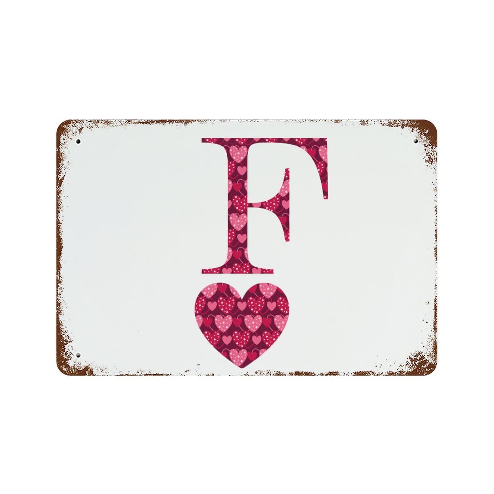 Panneau de pelouse Saint-Valentin déco extérieure aluminium