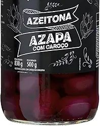 Azeitonas Pretas Azapa Premium Vidro 500g