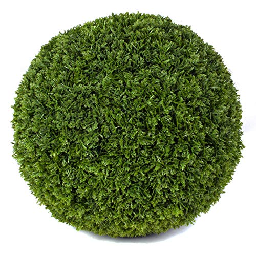 3rd Street Inn Medium Cypress Topiary Ball - Artificial Plant