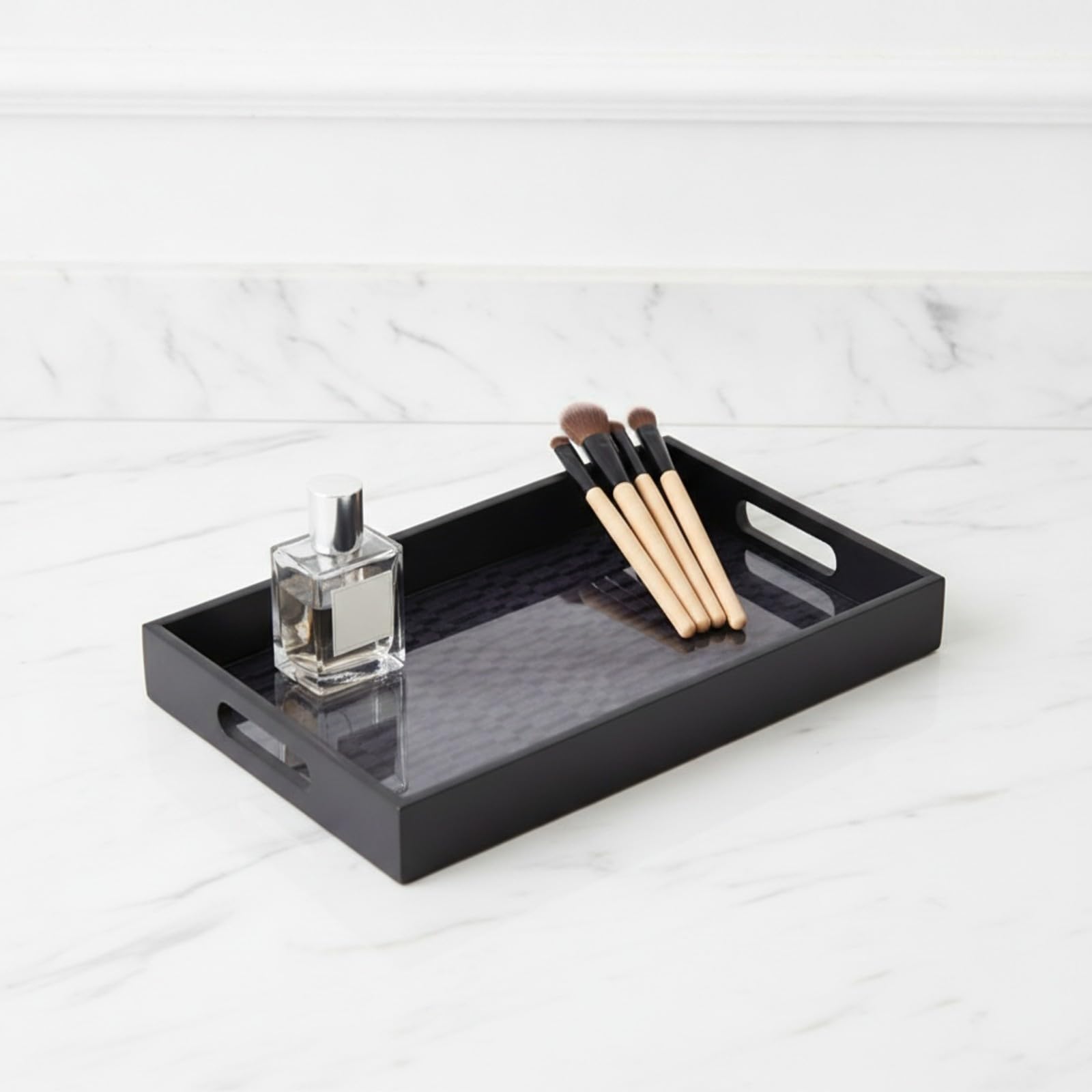 Plateau Rangement Décoratif, 35.5x23.5x4.5cm, Branches Denses