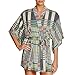 Josie by Natori Women's Monumental Happi Coat