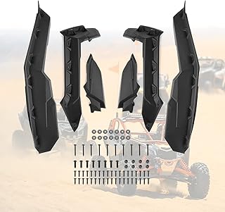 Kemimoto X3 Fender Flares Mud Guards Extended Front and Rear Compatible with 2017 2018 2019 2020 2021 2022 2023 2024 Can Am Maverick X3 & X3 Max RS Turbo R RR OEM Replacement #715002973