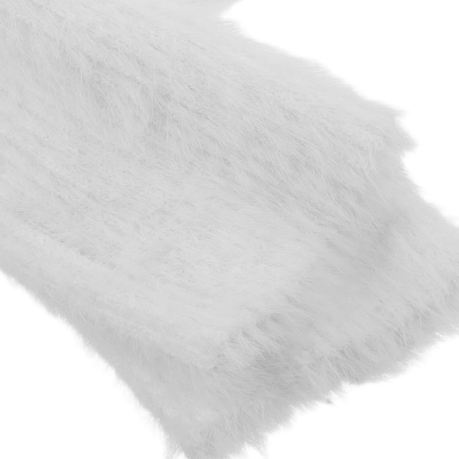 UPKOCH Fingerless Arm Warmers Women Long Plush Furry Sleeve Covers Thick Knitted Elbow-length Cold Weather Accessories for Outdoor Winter Activities