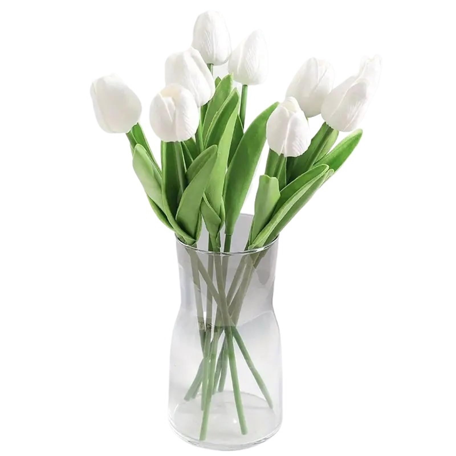 LuoAXINN Artificial Flower Branches 10PCS Tulip Simulation Artificial Flower Bundle Afraid Of Decorative Arrangement(Color2)