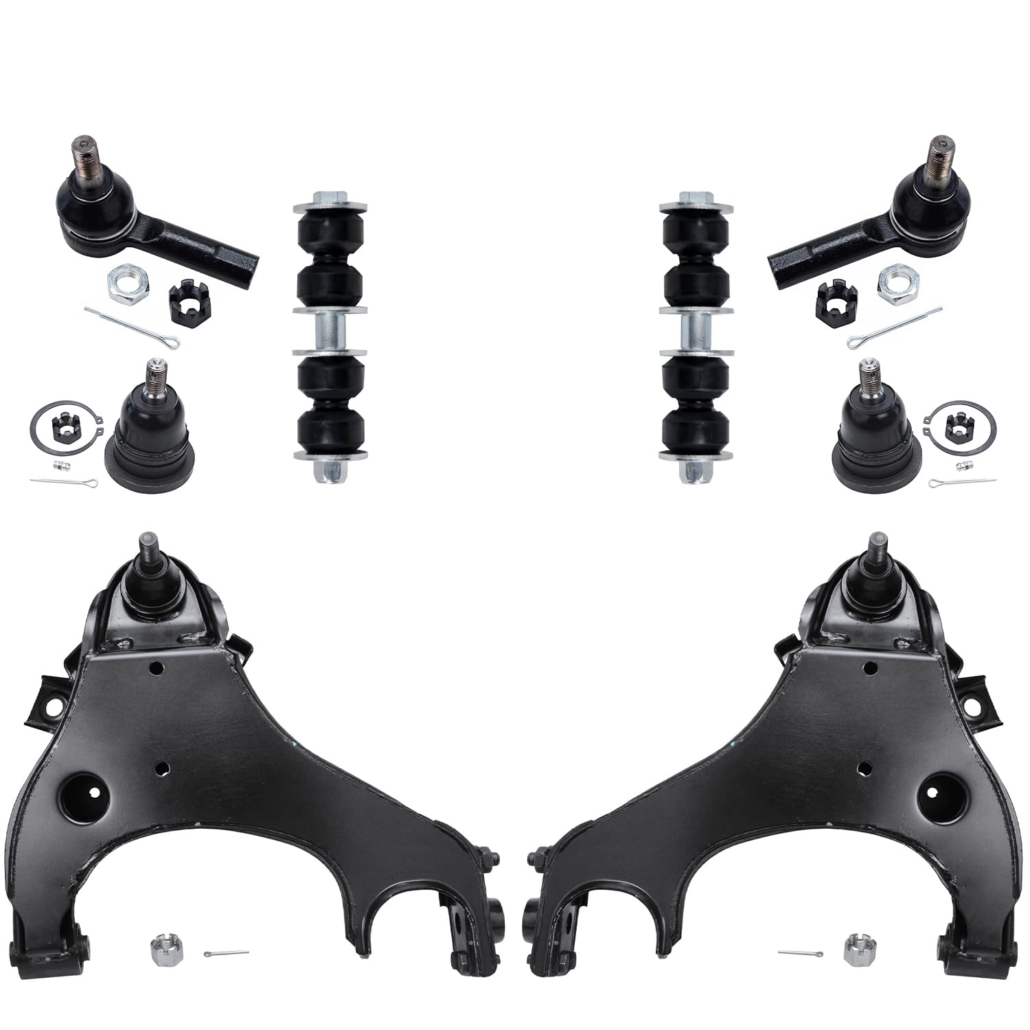 Detroit Axle - 4WD Front End Kit for 1999-2004 Nissan Frontier [3.3L] 2