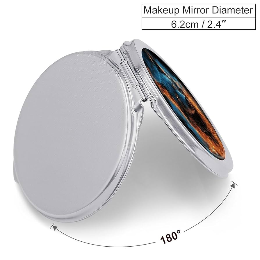 Amazon.com: NWTRJ Travel Makeup Mirror Portable Folding