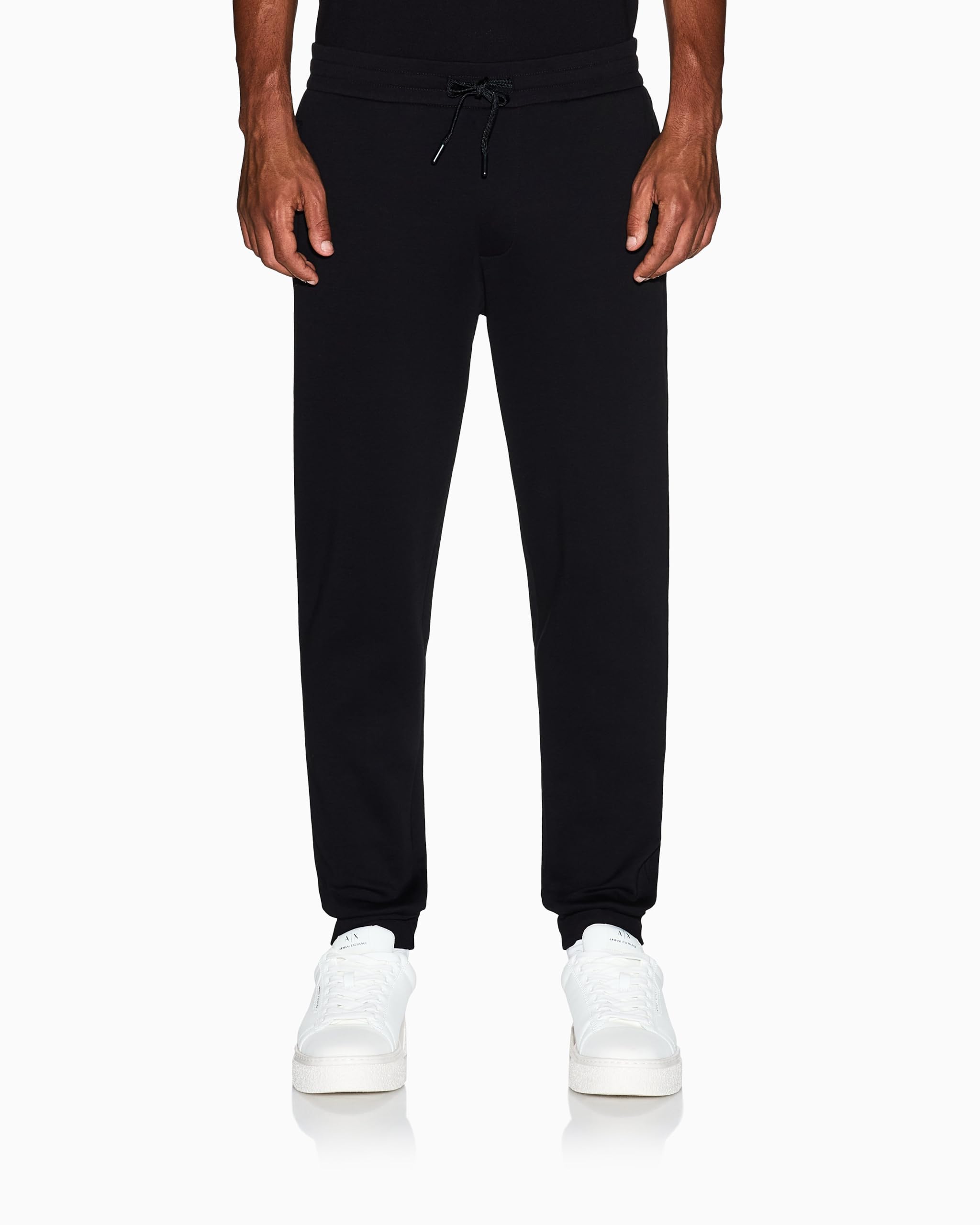 Armani Exchange Men's Icon Project, emboidered Logo, Sweatpants, Black, S