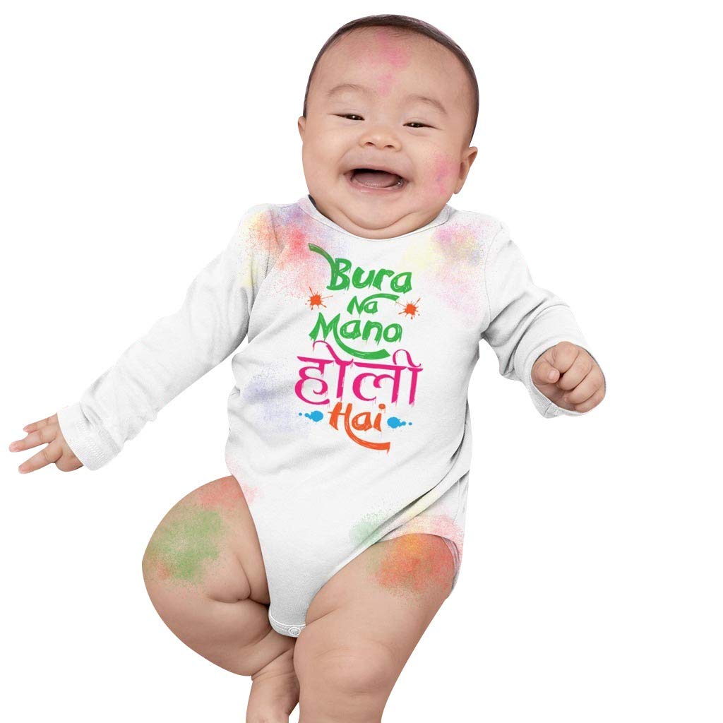 Bon Organik Unisex Bura Na Mano Holi Bodysuit Baby