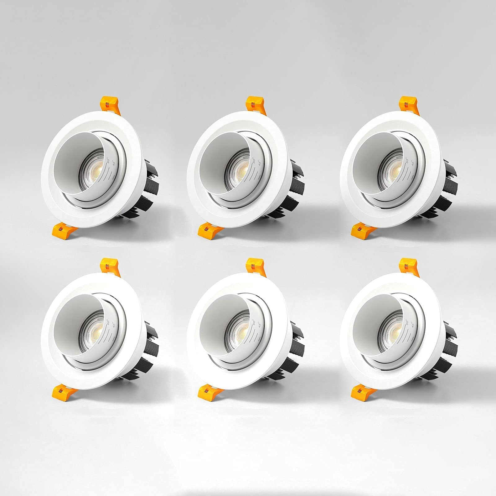 Spotlight Plafonnier Led Plafond Encastré Orientable Noir