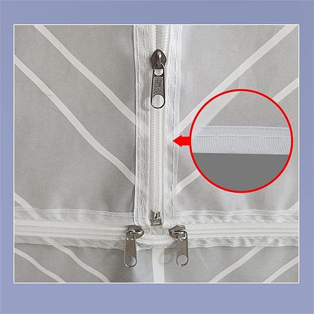 Portable Wardrobe Folding Bedroom Wardrobes Partition Storage Prime Wardrobe Clothes Rack (Size : 168 130 48CM) (168 * 150 * 48CM)