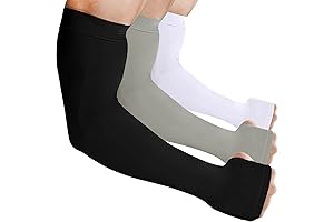 Premium UV Protection Cooling Arm Sleeves with Thumb Hole