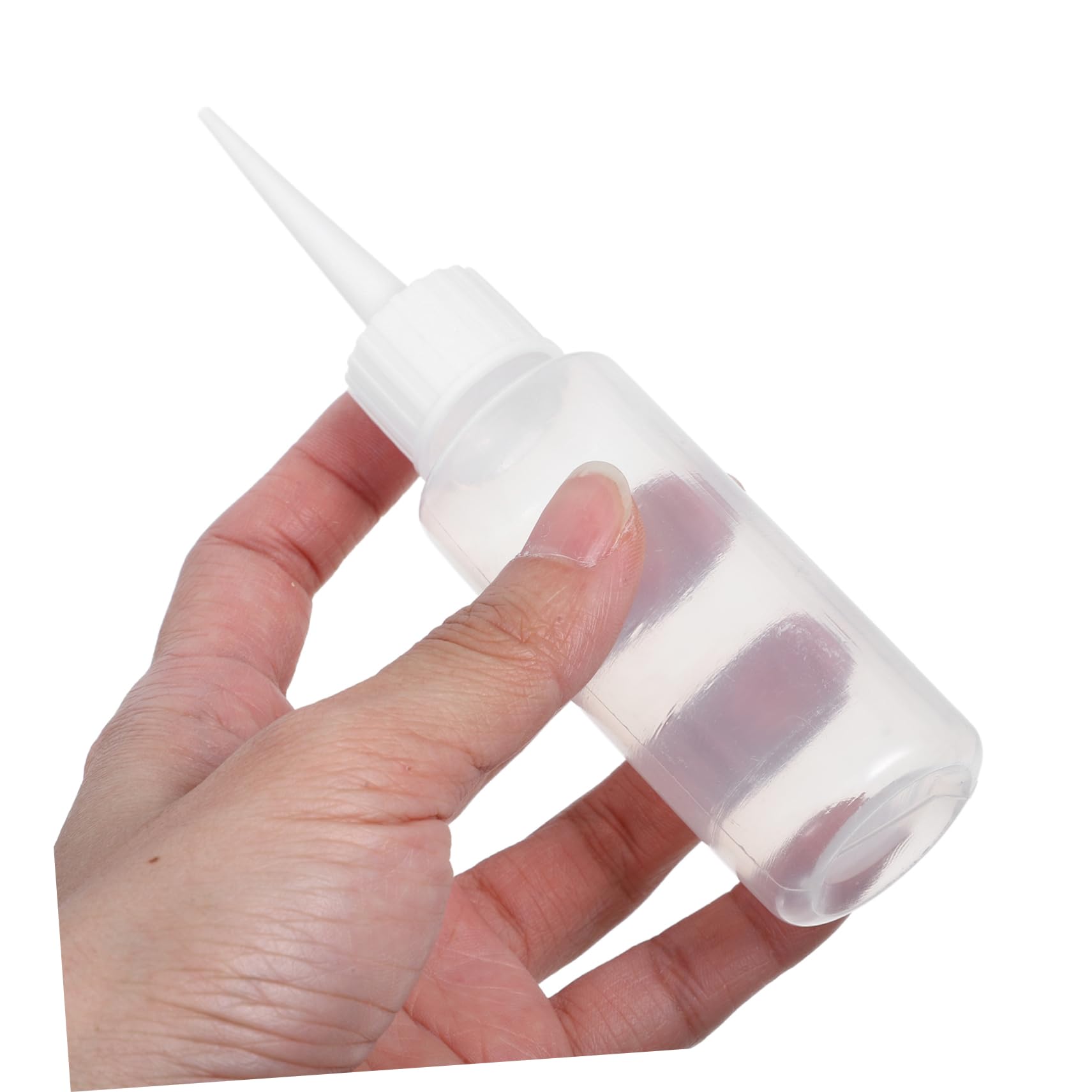 Quetschflaschen 4 Stück 50ml Polyethylen Weiß für Präzise Dosierung