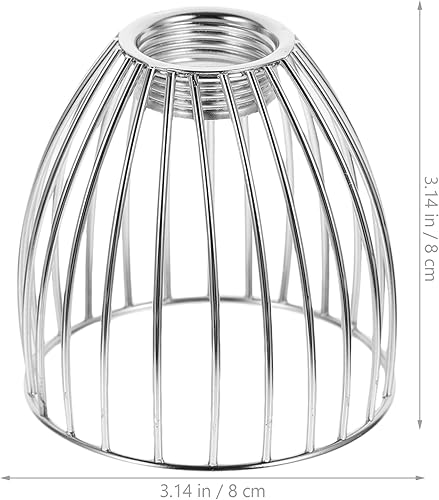 Miniatura 3 de Pantallas de lámpara, pantalla de jaula de metal, jaula de lámpara vintage, jaula de alambre de metal industrial vintage, jaula de alambre de metal