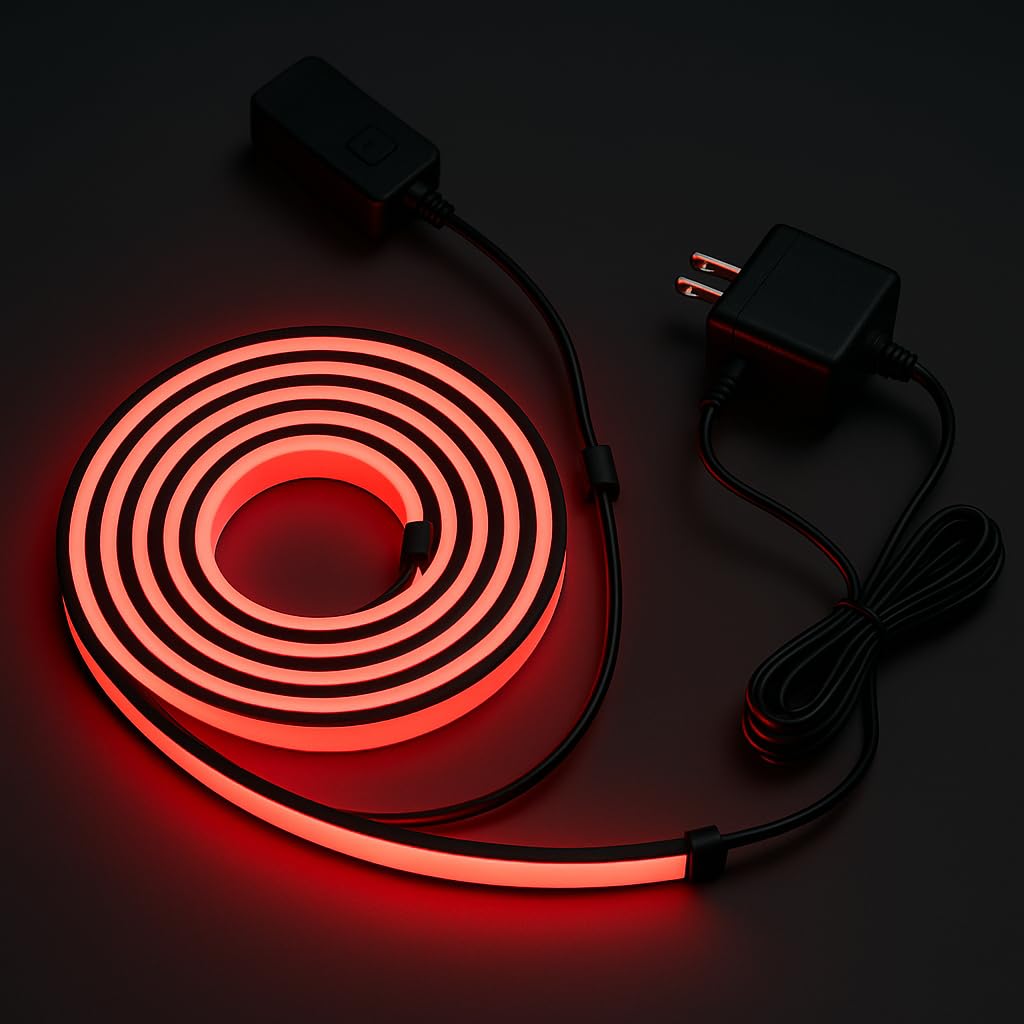 Bande LED RGB Gaming 3M - Éclairage Bureau Immersif PC & Moniteur - Compatible Razer Chroma, WiFi, App & Télécommande - 72 LED/M Multicolore
