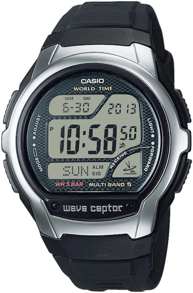 Casio Watch WV-58R-1AEF Unisex Digital Wave Ceptor World Time RRP £54.90