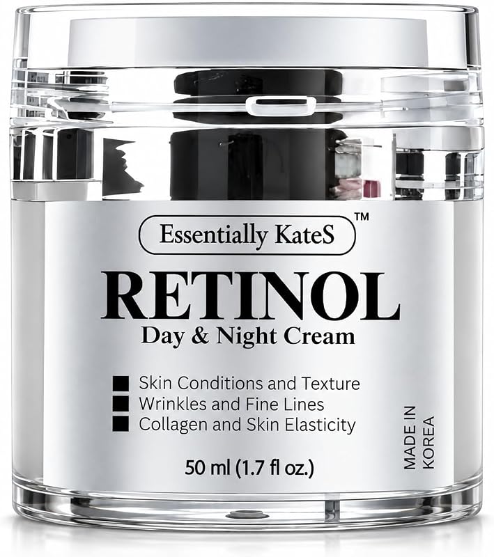 Creme facial e para a região dos olhos Essentially KateS com retinol, ácido hialurônico e vitamina E, 50 mL