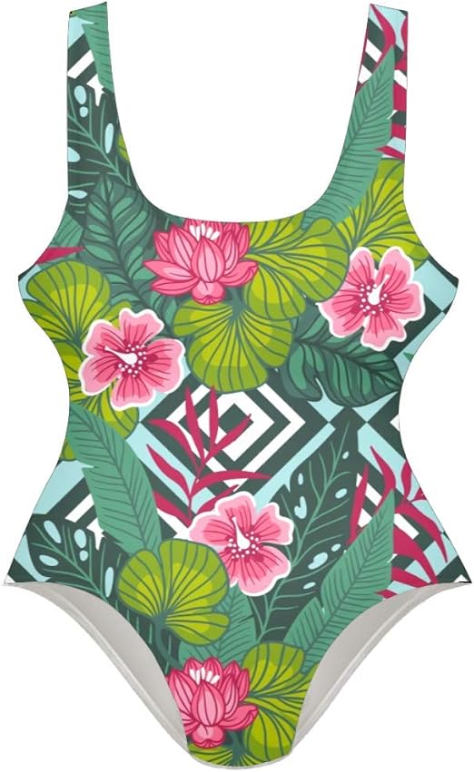 hibiscus flower bathing suit