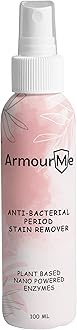 ArmourMe Antibacterial Period stain remover, Enzyme-Based stain remover for Clothes, New and Old Laundry,Blood Spot Cleaner,Plant-Based,Undergarments and Clothing Stain Remover.